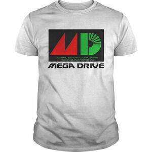 Mega Drive Japanese Logo Print Shirt